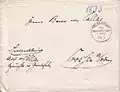 Brief aus der deutschen Okkupationszeit in Paris vom 24. März 1873