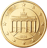 Das Tor auf der deutschen 50-Cent-Münze