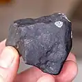 Der Meteorit im Detail