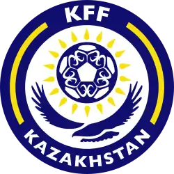 Logo der Qasaqstannyng Futbol Federazijassy