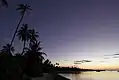 Sonnenuntergang auf Kuredu