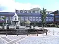 Kurhaus Bad Homburg&nbsp;– Jubiläum 100 Jahre BAD Homburg v.&nbsp;d.&nbsp;Höhe „alt“ verhüllt