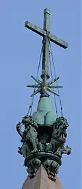Spitze des Obelisken beim Lateran