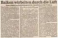 Explosion in Hanauer Pulverfabrik am 20. September 1915 (Hanauer Anzeiger 1988)