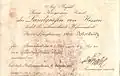 Einladung zum Landgrafen von Hessen am 14. Dezember 1895
