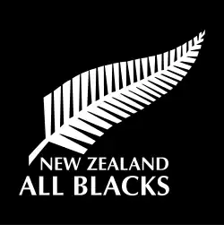 Die Flagge der All Blacks