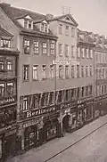 Das älteste Geschäftslokal des Verlages: Nikolaistraße 29
