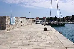 Der Hafen von Olib