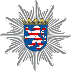 Aktueller Polizeistern der Polizei Hessen