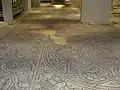 Mosaikfußboden der Villa