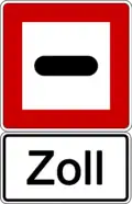 „B.2 Gebot, unter bestimmten Umständen anzuhalten“ in Verbindung mit Zoll