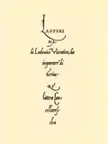 Titel von La operina …, Rom 1522