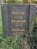 Grabstein auf dem Alten Zwölf-Apostel-Kirchhof in Berlin-Schöneberg.