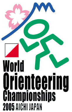 Logo der Orientierungslauf-Weltmeisterschaften 2005 in Aichi