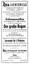 Anzeige der Rex-Lichtspiele