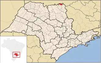 Igarapava – Mappa