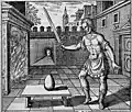 Atalanta Fugiens; 1612  Emblema 08