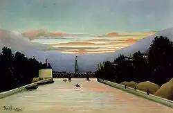 Wieża Eiffla namalowana przez Henri Rousseau, 1898, Museum of Fine Arts, Houston, Houston