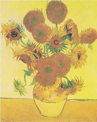 Martwa natura: wazon z piętnastoma słonecznikami (1888), National Gallery w Londynie