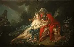 François Boucher, Ziemia:Wertumnus i Pomona, 1749