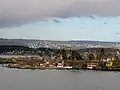 Zabudowania na wysepce w Oslofjorden
