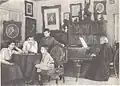 Tuchaczewski jako dziecko, z rodziną (ok. 1904)