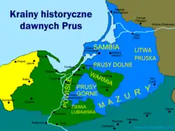 Mapa Prus Dolnych