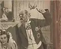 Ludwik Solski jako profesor Słapiński w sztuce "U mety"