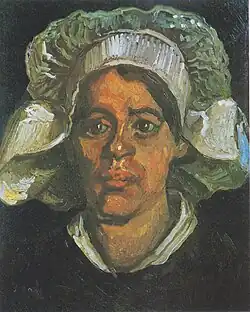 Głowa wieśniaczki w białym czepcu, 1885, nr kat.: F 85, Kröller-Müller Museum