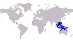 Mapa występowania