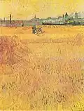 Vincent van Gogh, Arles: widok z pól pszenicznych (1888)