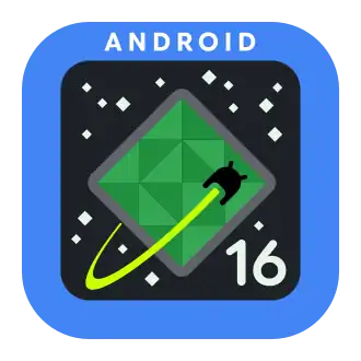 Логотип Android 16 — последней версии ОС
