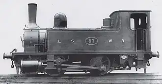 LSWR B4 class № 87 в первоначальном виде