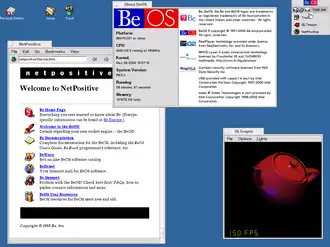 Рабочий стол BeOS 5 Personal