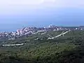 Вид с обзорной площадки Форосской церкви на посёлок