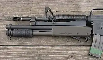 KAC Masterkey на стволе автомата M4