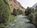 Хераз в центральной части течения, у поселения Кандели