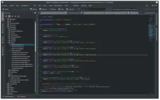 Скриншот программы KDevelop