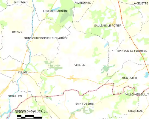 Карта коммуны