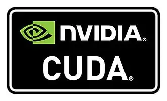Скриншот программы CUDA