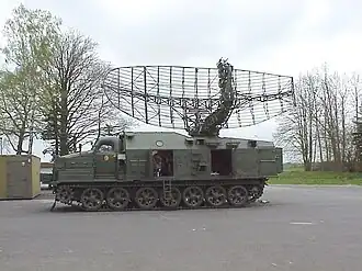 РЛС дальномер КО П-40 Народной Армии ГДР, фото 2007 год, на базе изделия 426 У