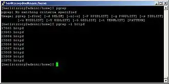 Скриншот программы Pgrep