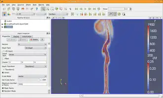 Скриншот программы OpenFOAM