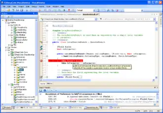 Скриншот программы SharpDevelop