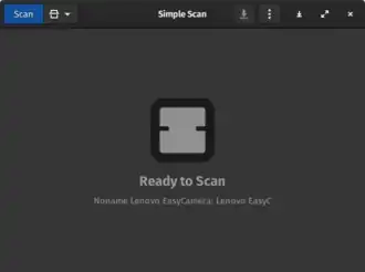 Скриншот программы Simple Scan