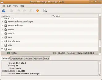 Скриншот программы Smart Package Manager