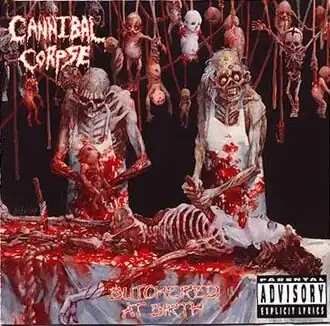 Обложка альбома группы Cannibal Corpse «Butchered at Birth» (1991)