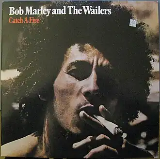 Обложка альбома Боба Марли «Catch a Fire» (1973)