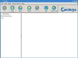 Скриншот программы Cedega