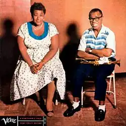 Обложка альбома Луи Армстронга и&nbsp;Эллы Фицджеральд «Ella and Louis» (1956)